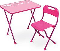 Комплект детской мебели «Алина 2», розовый Ника