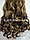 Парик каштановый с челкой и крупными кудрями 45-50 см, фото 3