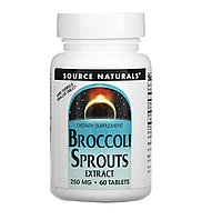 Source naturals экстракт ростков брокколи, 250мг, 60 таблеток