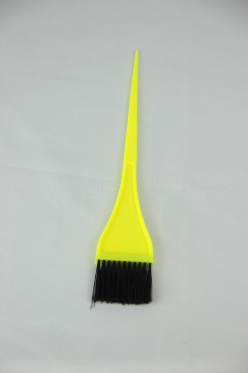 Melon Pro Кисть для окраски волос узкая 35мм, жёлтая