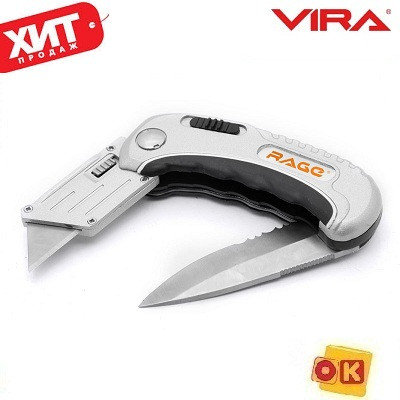 Монтажный нож RAGE by VIRA 2 в 1 831112, фото 2