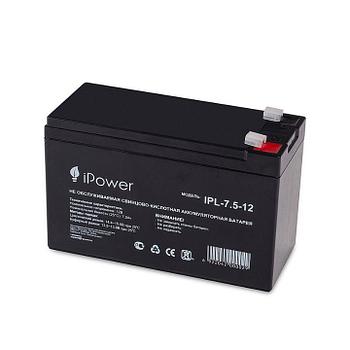 Аккумуляторная батарея IPower IPL-7.5-12-L 12В 7.5 Ач