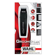 Триммер для усов и бороды Wahl Groomsman all-in-one trimmer черный