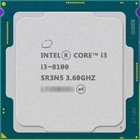Процессор Intel Core i3-8100 [LGA 1151 v2, 4 x 3600 МГц, TDP 65 Вт, OEM]