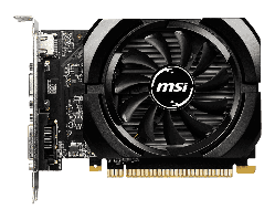 Видеокарта MSI GeForce GT 730[N730K-4GD3/OCV1], [4 ГБ, GDDR3, 64 бит, 1006 МГц, VGA, DVI, HDMI]