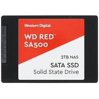 Твердотельный накопитель SSD WD RED SA500, WDS200T1R0A [2 ТБ, 2.5" SATA III, чтение: 530 МБ/с, запис ...