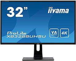 Монитор Iiyama XB3288UHSU-B1, [31.5" VA, 3840x2160, 60 Гц, 3 мс, DVI, HDMI x2, DisplayPort]