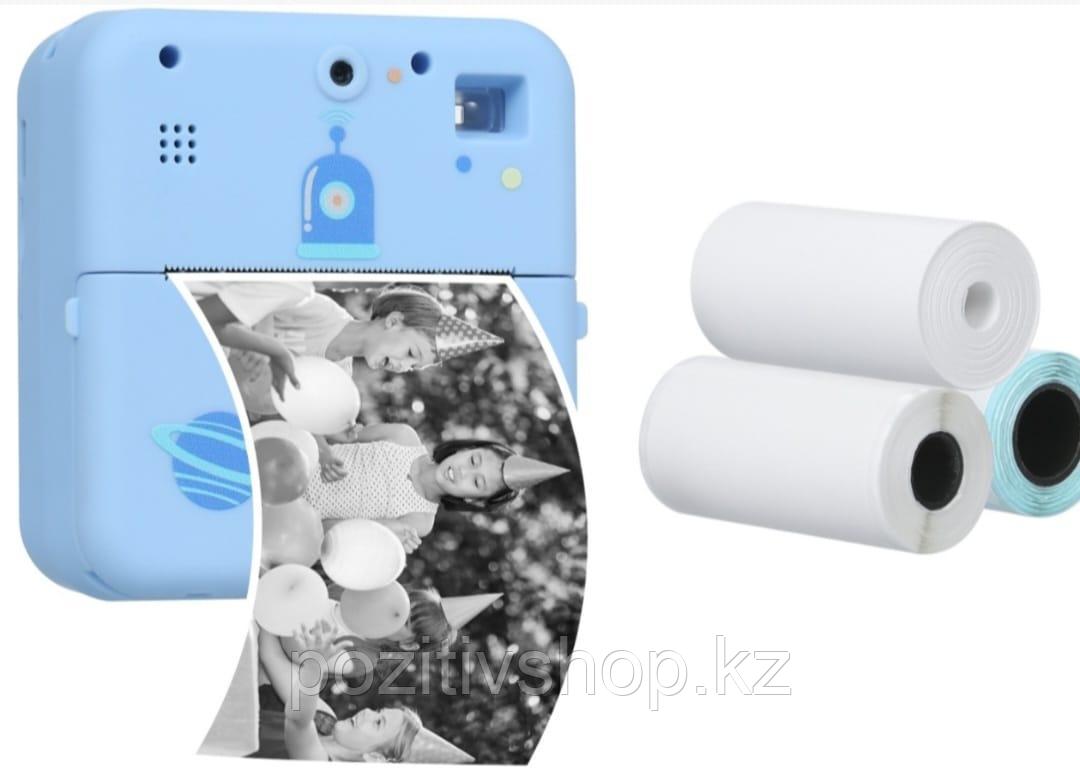 Детская широкоформатная камера с печатью синий - фото 1 - id-p108447392