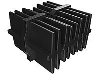 T 510.0 PHsB Трап горизонтальный регулируемый 510 с чугунной решеткой, с мокрым затвором, без фланца