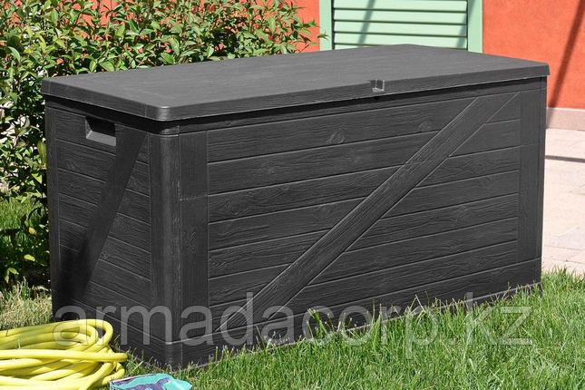Toomax, Италия Сундук Toomax WoodLine, 420 л антрацит, фото 3