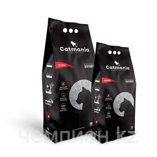 Catmania Natural, комкующийся наполнитель без запаха, уп.10л. - фото 1 - id-p108447714