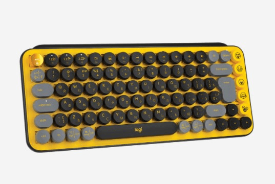 Logitech 920-010716 клавиатура беспроводная POP KEYS, Yellow