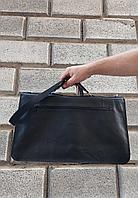 Мужской кожаный портфель для ноутбука, фото 4