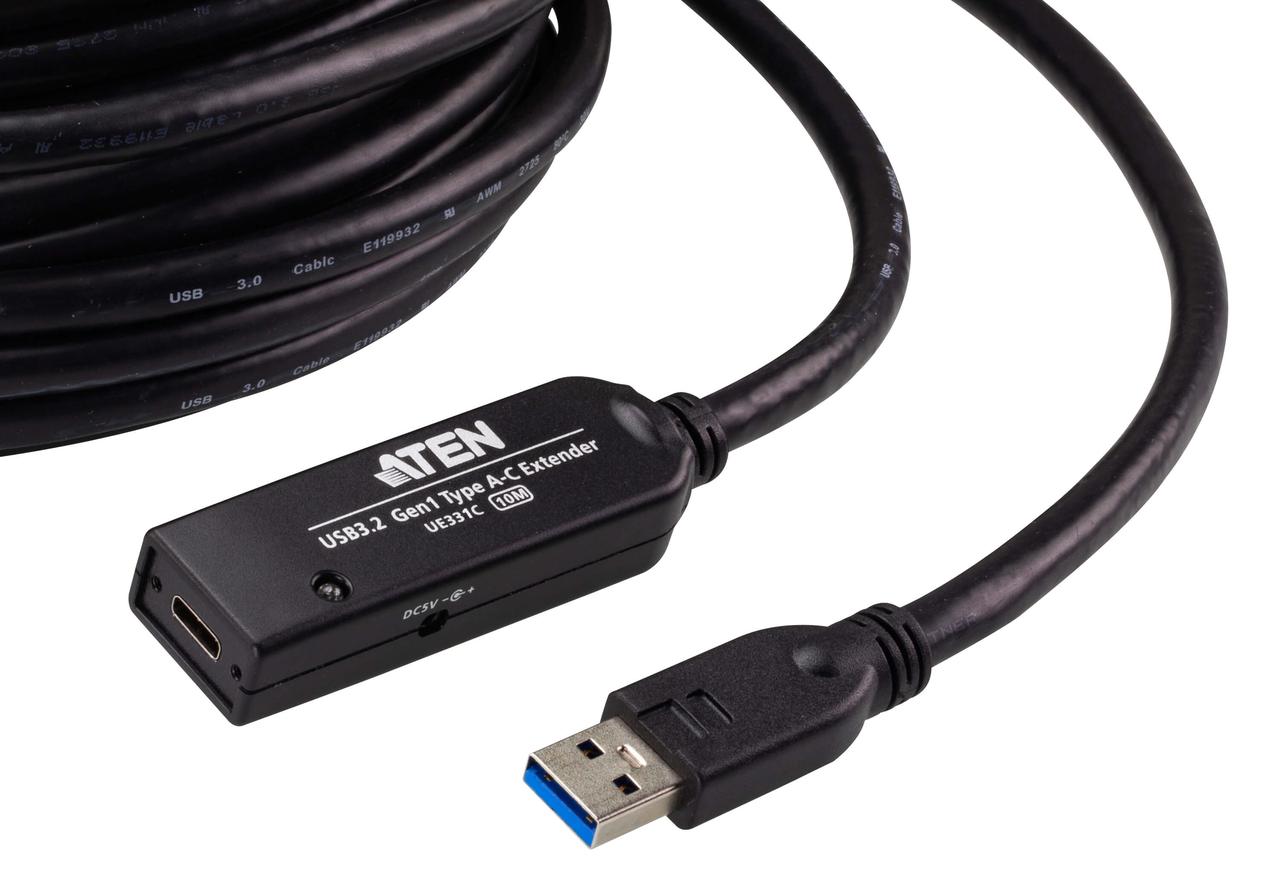 Кабель-удлинитель USB 3.2 Gen1 тип A-C (10м) UE331C ATEN - фото 2 - id-p108494303