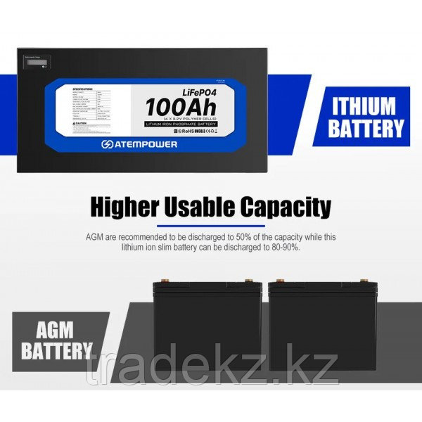 Аккумуляторная батарея LIFEPO4 AP100LFP-MP, 100 А*ч - фото 2 - id-p108496723
