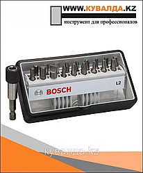 Bosch Набор бит для шуруповерта Robust Line, Extra Hard PH1/2/3 PZ1/2/3 T10/15/20/25/30/40 HEX4/5/6 S(x3)