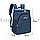 Рюкзак холодильник 34х23х18 см Brivilas (термосумка) синий, фото 2