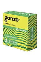 Презервативы ультратонкие Ganzo Ultra Thin 18 см (уп. 3 шт)