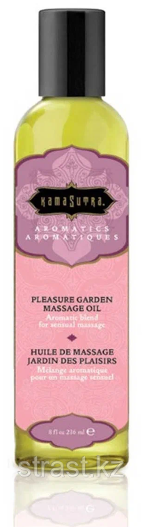 Пробуждающее массажное масло Kamasutra@aromatic massage oil pleasure garden 59 мл., фото 1