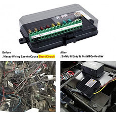 Блок управления электрооборудованием на 8 каналов DKM-RGB-SP-8B (с приложением на мобильный телефон), фото 3