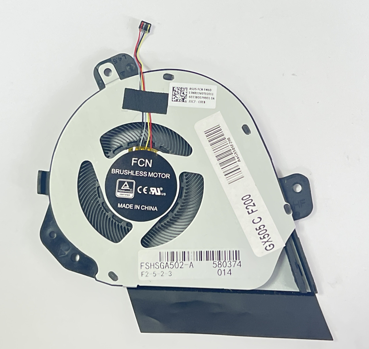 Вентилятор Кулер Система охлаждения для ноутбука Asus ROG GX505 GX505D GU502 GA502D GA505 GU505 CPU 5V