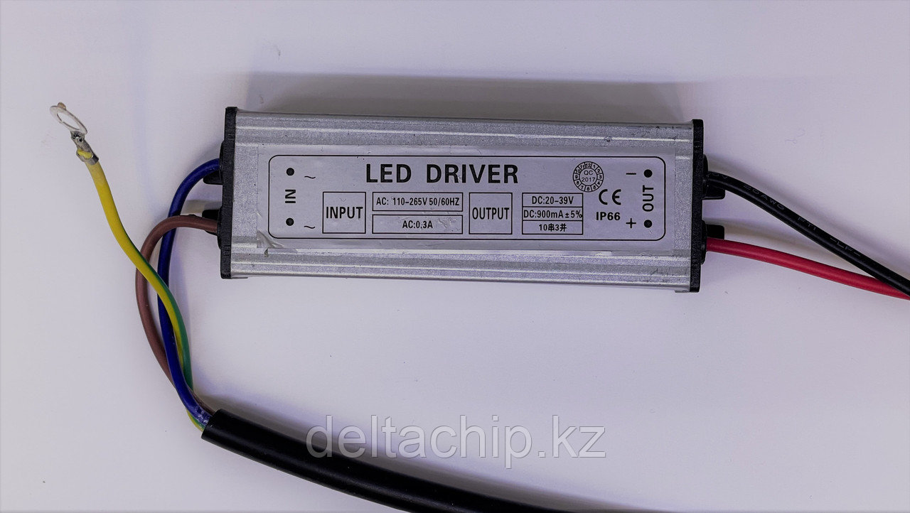 Led driver 30W  20-39V 900mah 10X3W