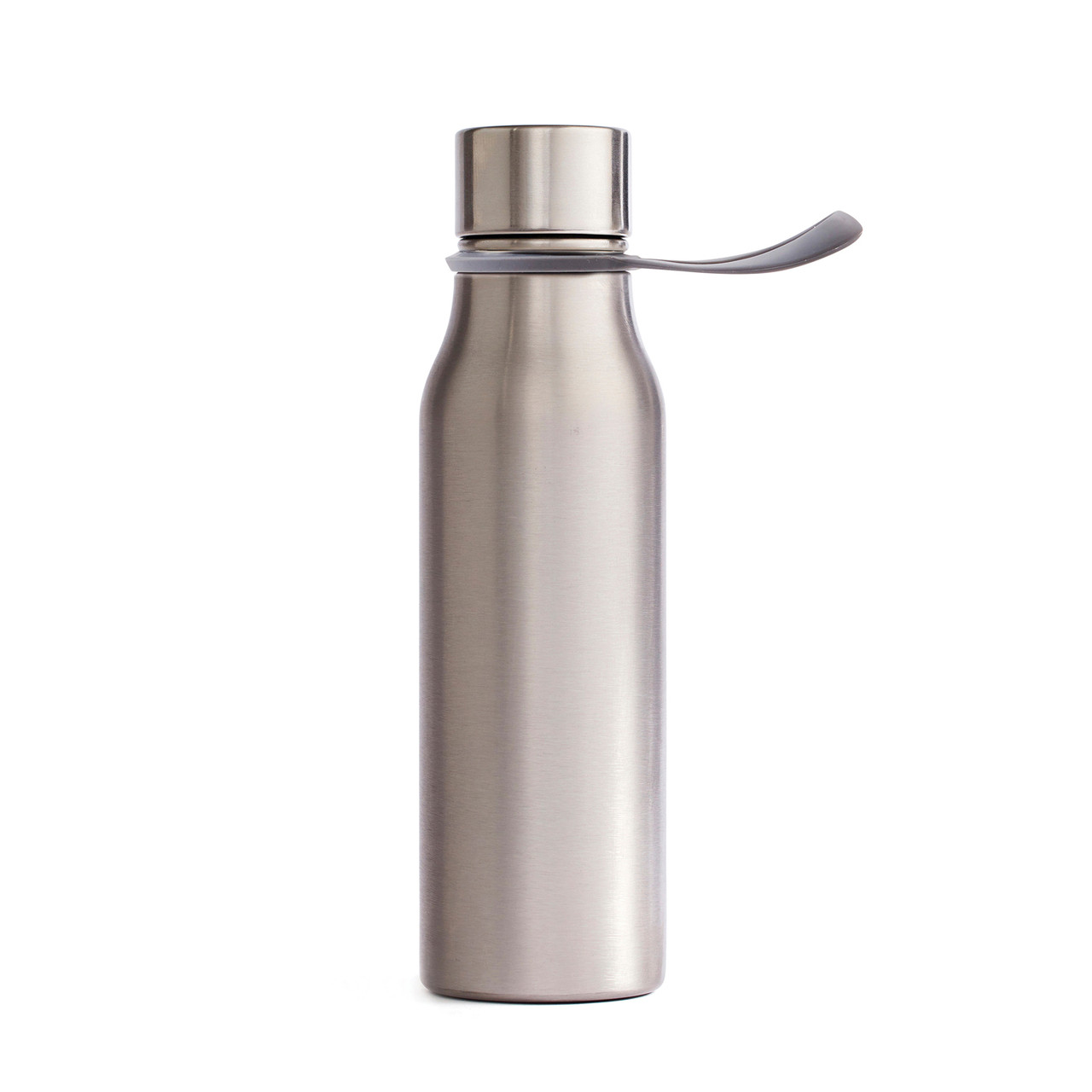 Бутылка для воды VINGA Lean из нержавеющей стали, 550 мл, темно-серый; , , высота 22,9 см., диаметр 6,5 см., - фото 1 - id-p107794240