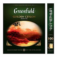 Чай Greenfield Golden Ceylon Tea, 100 пакетиков