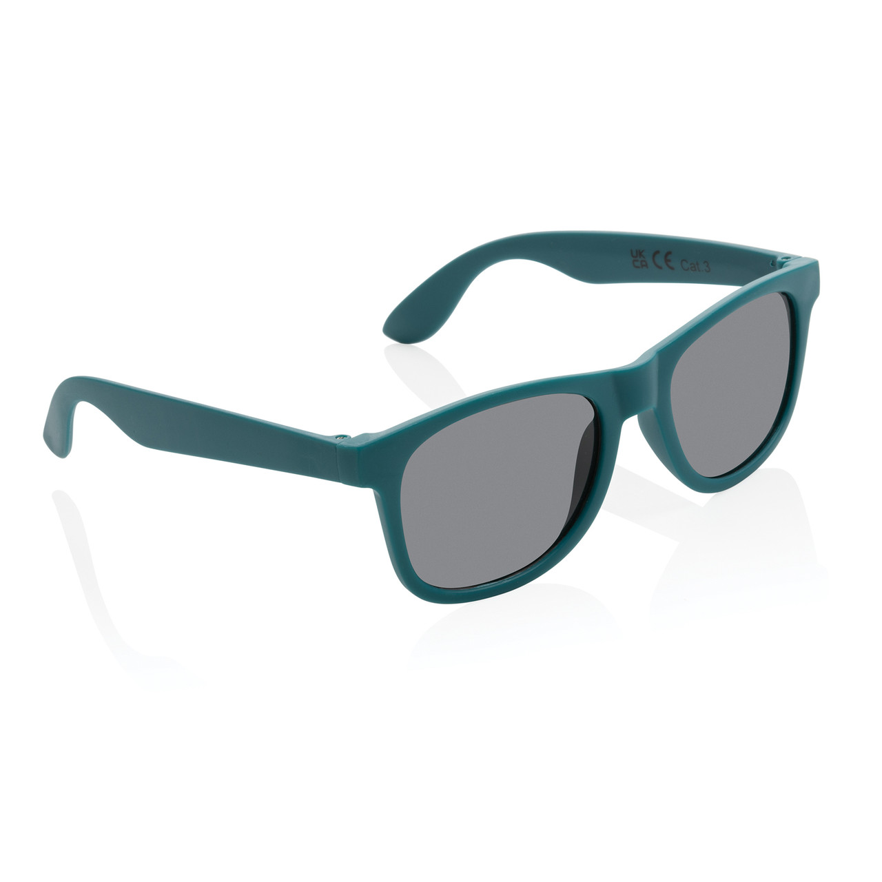 Солнцезащитные очки из переработанного полипропилена GRS, бирюзовый; , Длина 14,5 см., ширина 14,8 см., высота - фото 1 - id-p108502305