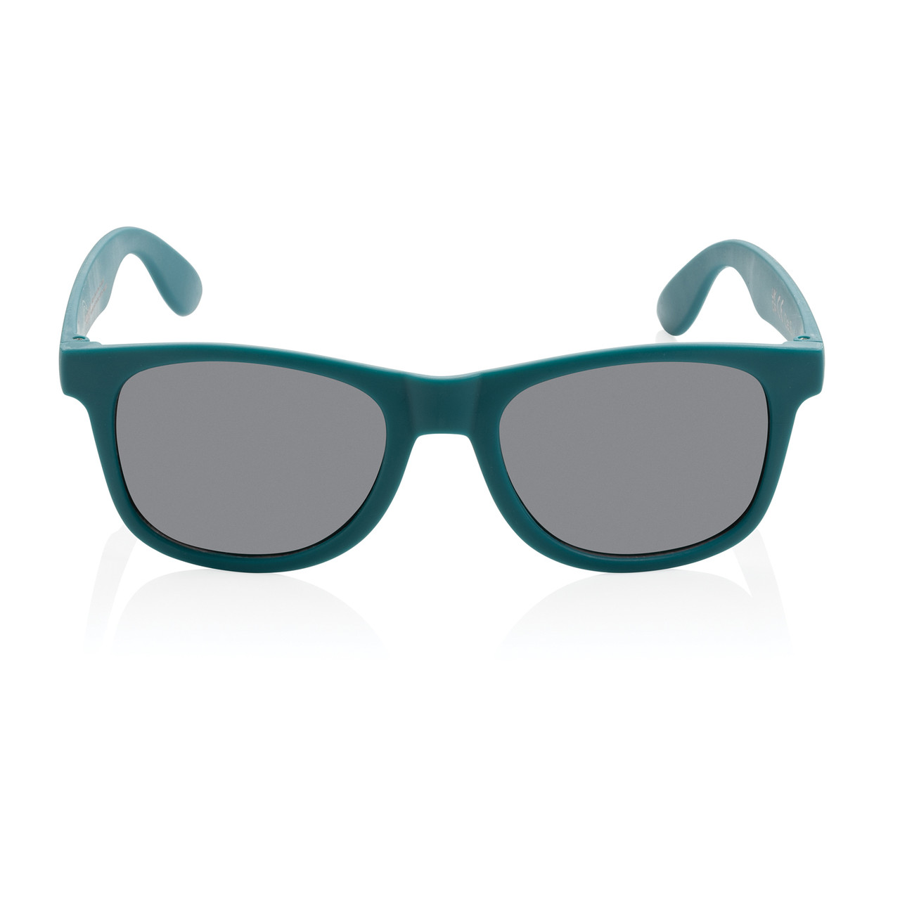 Солнцезащитные очки из переработанного полипропилена GRS, бирюзовый; , Длина 14,5 см., ширина 14,8 см., высота - фото 2 - id-p108502305