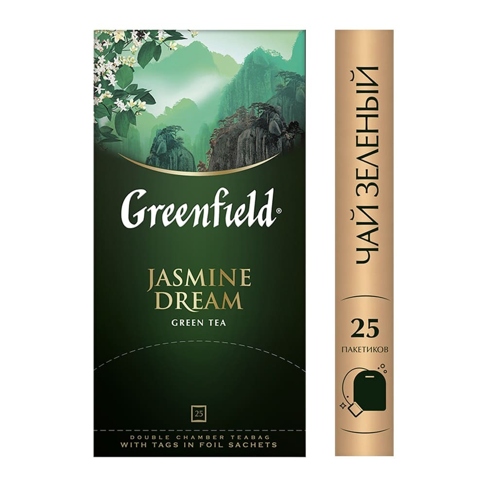 Чай Greenfield Jasmine Dream Green Tea, 25 пакетиков