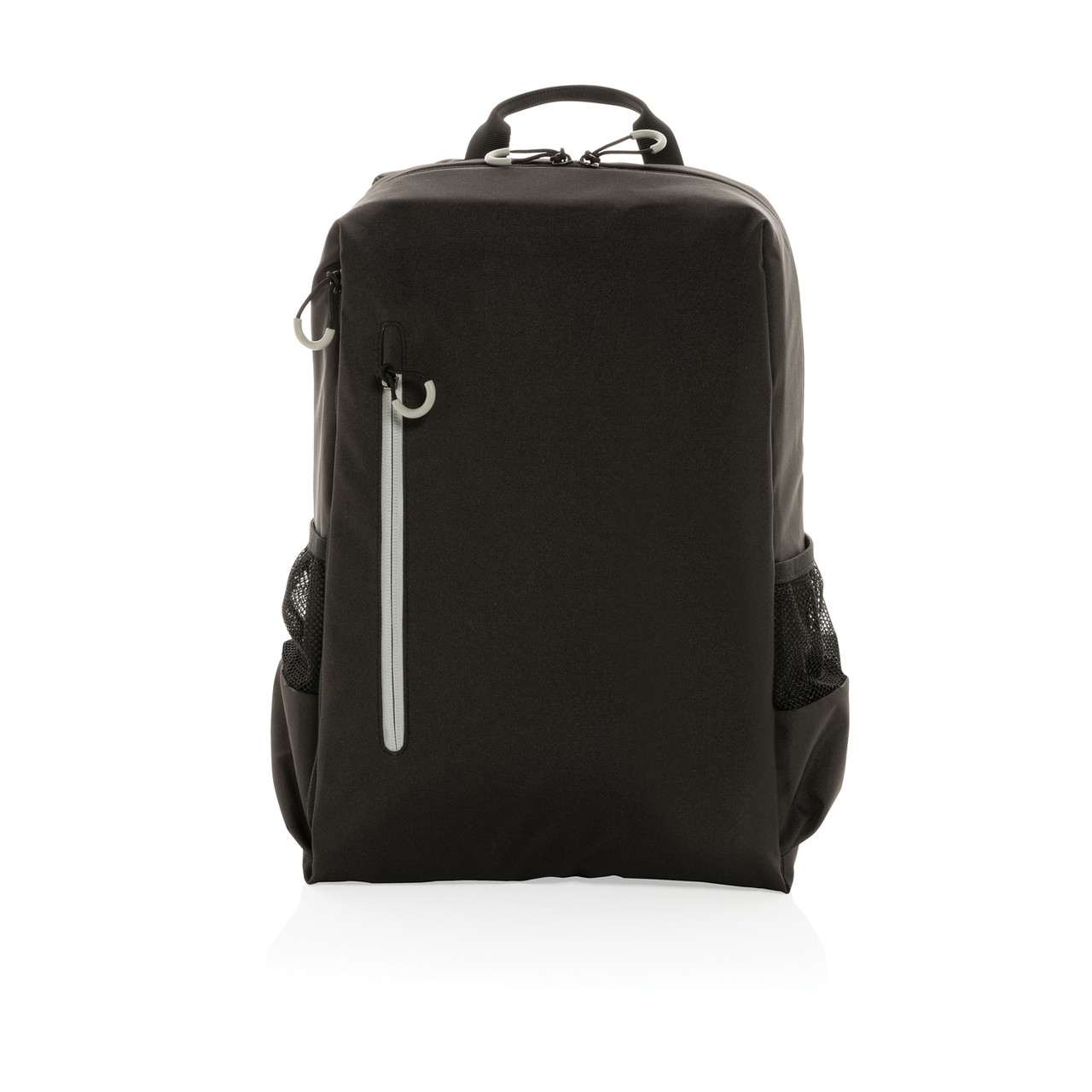 Рюкзак для ноутбука Impact Lima из rPET AWARETM, RFID, 15.6", черный; белый, Длина 33 см., ширина 11,5 см., - фото 2 - id-p108502321
