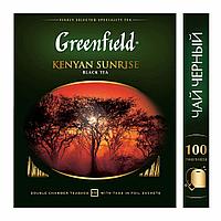 Чай Greenfield Kenyan Sunrise, 100 пакетиков