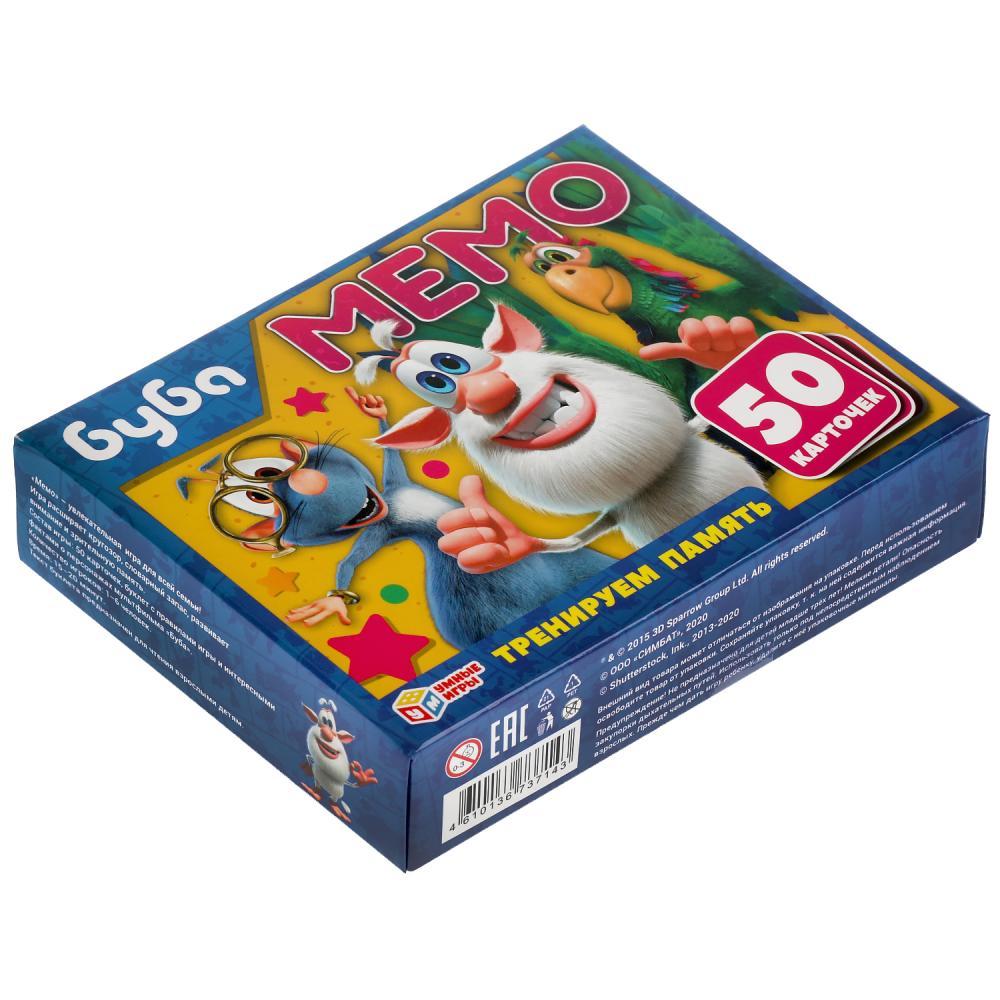 Умные Игры Настольная игра «Мемо. Буба», 50 карточек, фото 1