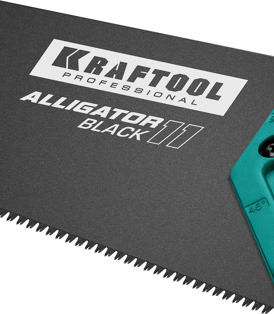 KRAFTOOL 11 TPI, 450 мм, ножовка для точного реза Alligator BLACK 15205-45 - фото 3 - id-p108507647