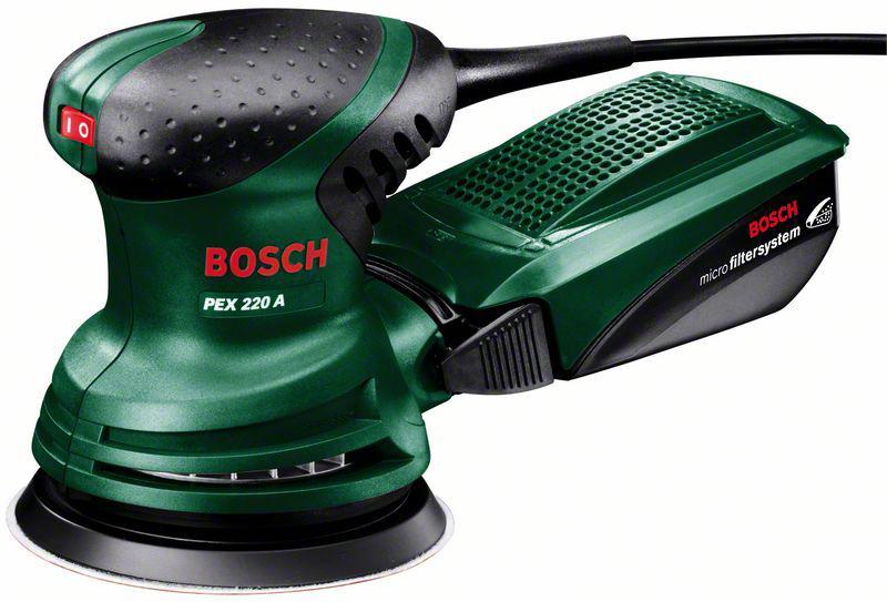 Эксцентриковая шлифмашина Bosch PEX 220 A - фото 2 - id-p108506819