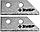 Лезвия ЗУБР "ЭКСПЕРТ" сменные с карбидным напылением для скребка 33417, 2шт (33417-S2), фото 3