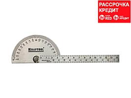 KRAFTOOL Protractor 145мм транспортир из нержавеющей стали (34290)