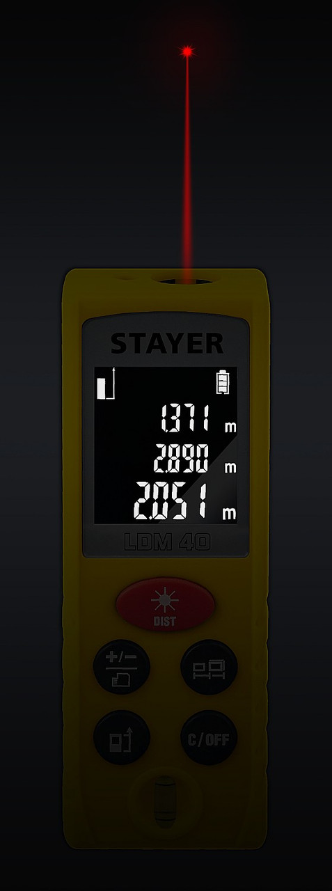 STAYER дальность 30 м, 5 функций , лазерный дальномер 34956 - фото 3 - id-p108509838