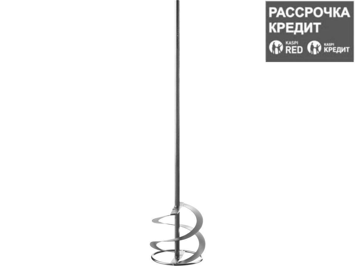 Миксер ЗУБР "ПРОФЕССИОНАЛ" для красок, шестигранный хвостовик, оцинкованный, на подвеске, 120х600мм
