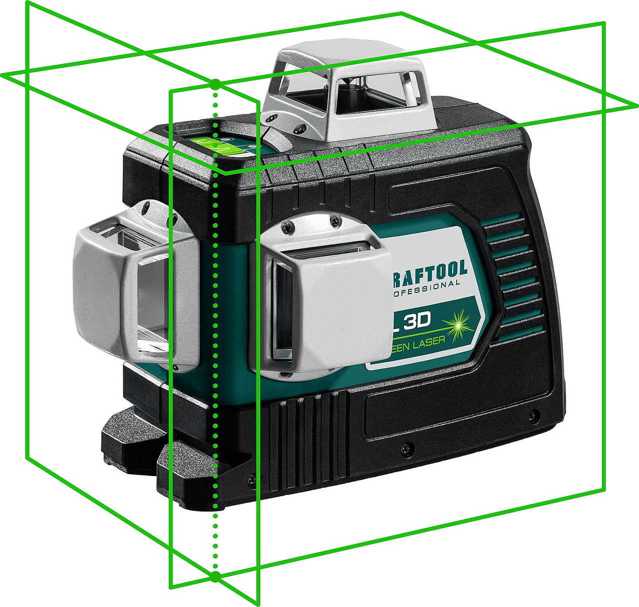 KRAFTOOL зеленый лазерный нивелир LL 3D 34641 - фото 2 - id-p108509878