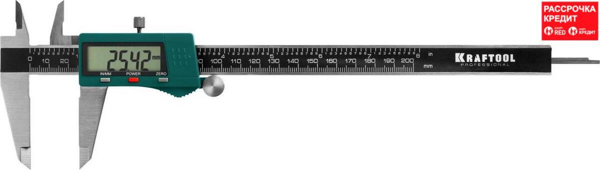 KRAFTOOL штангенциркуль электронный, металлический, 200мм (34460-200)