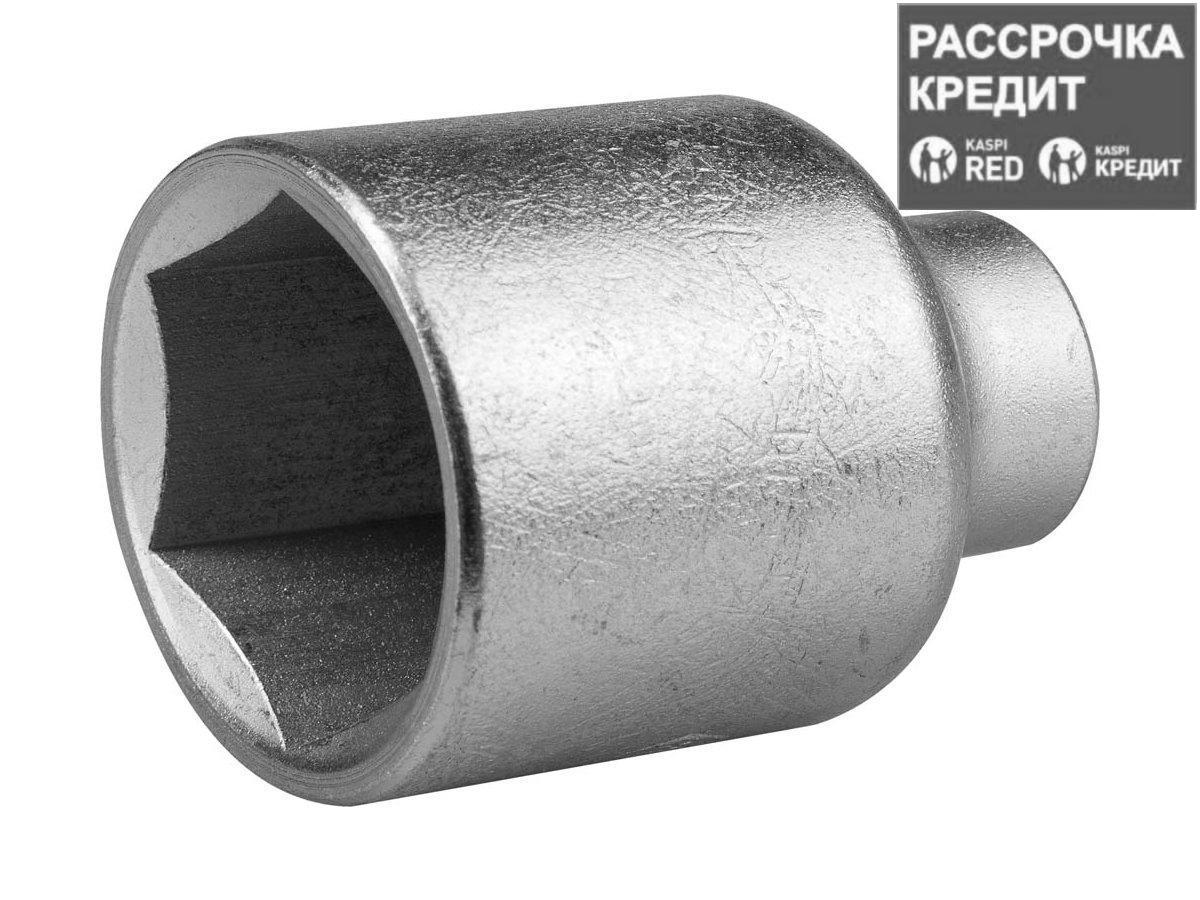 Головка торцовая НИЗ (1/2"), 40Х, шестигранная, оцинкованная, 27мм (2772-27)
