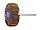 Круг ЗУБР веерный на шпильке, P 80, d 32x10x3,2 мм, L 45мм, 1шт (35934), фото 2