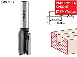 ЗУБР 12 x 19 мм, хвостовик 8 мм, фреза пазовая прямая 28780-12-19 Профессионал