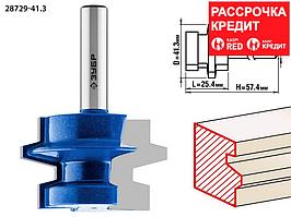 ЗУБР 41.3 x 25.4 мм, хвостовик 12 мм, фреза комбинированная универсальная 28729-41.3 Профессионал