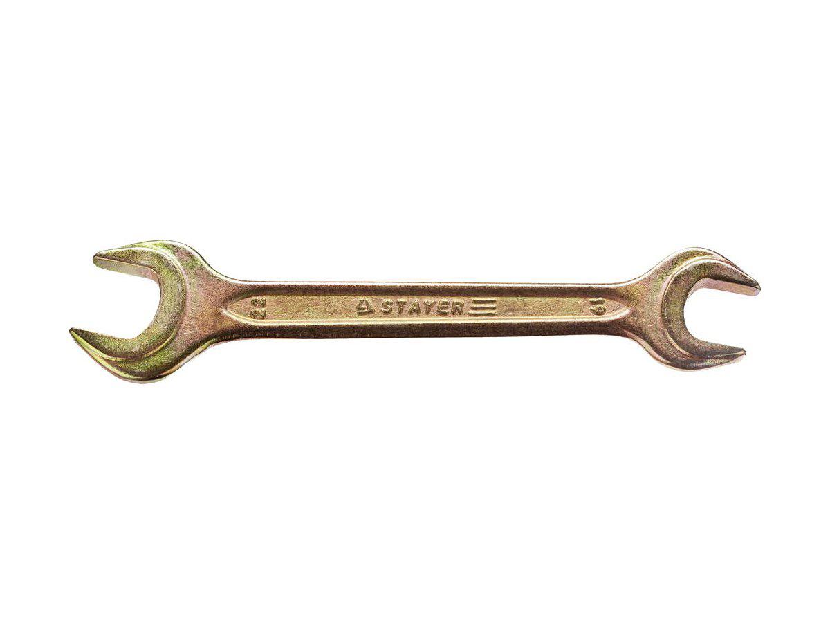 Рожковый гаечный ключ 19 x 22 мм, STAYER (27038-19-22) - фото 2 - id-p108510081