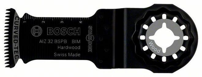 Погружное пильное полотно по дереву Bosch Starlock BIM AIZ 32 BSPB Hard Wood - фото 2 - id-p108512718