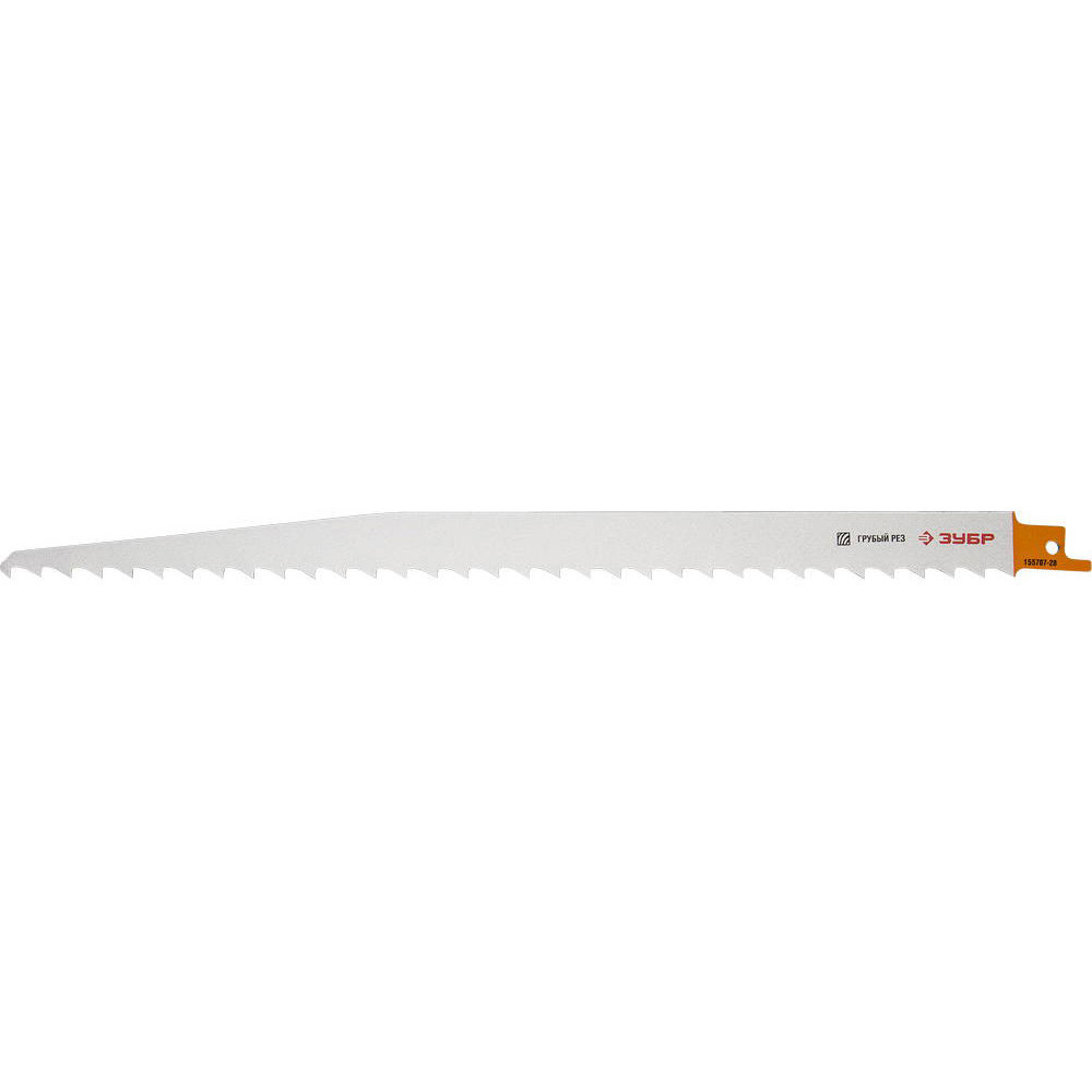 Полотно ЗУБР "ЭКСПЕРТ" S1617K для сабельной эл. ножовки Cr-V,быстрый грубый рез, заготовки дров, 280/8,5мм - фото 2 - id-p108513708