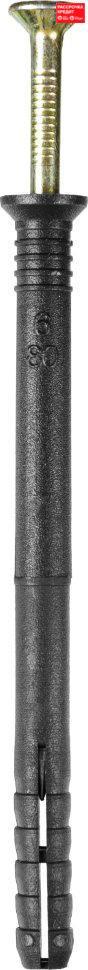 Дюбель-гвоздь полипропиленовый, потайный бортик, 6 x 80 мм, 1000 шт, STAYER (30640-06-080) - фото 1 - id-p108515597
